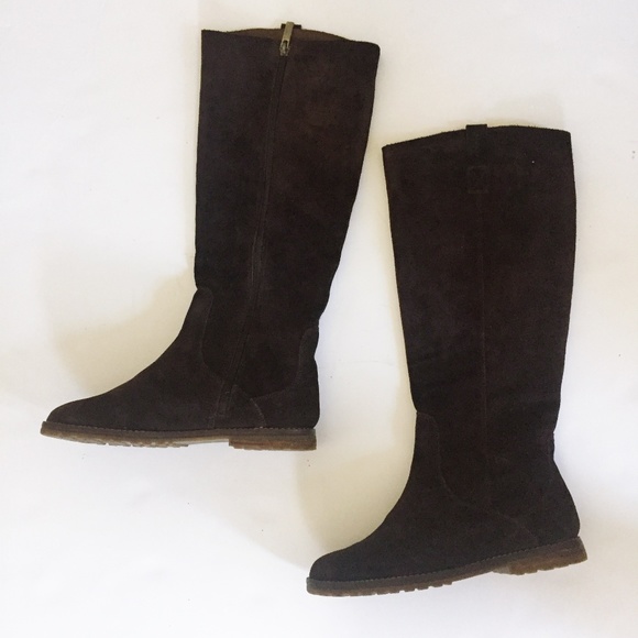Gant Dark Brown Suede Riding Boots Size 39 - Picture 4 of 8